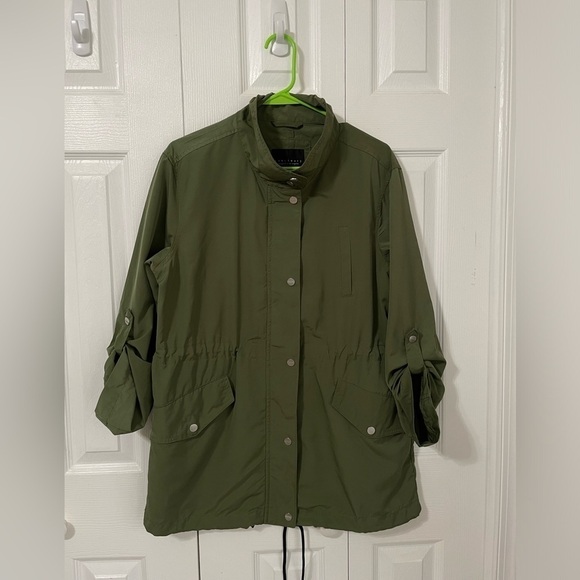 Sanctuary Women’s Green Anorak Utility Jacket Adjustable‎ sleeve size Medium - Picture 13 of 16